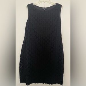 Black Eyelet Dress
